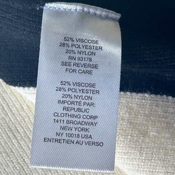 Elie Tahari Black Cream Colorblock Knit Sleeveless Vest Top Size Large NEW - Picture 7 of 11